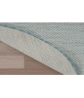 Nourison Courtyard Ivory Aqua COU01 5 ft. X 8 ft. Oval Rug