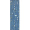 Nourison Grafix - Grf15 Light Blue Area Rug 2 ft. 3 X 7 ft. 6 Rectangle