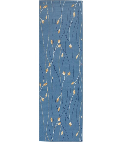 Nourison Grafix Runner Area Rug GRF15-Light Blue