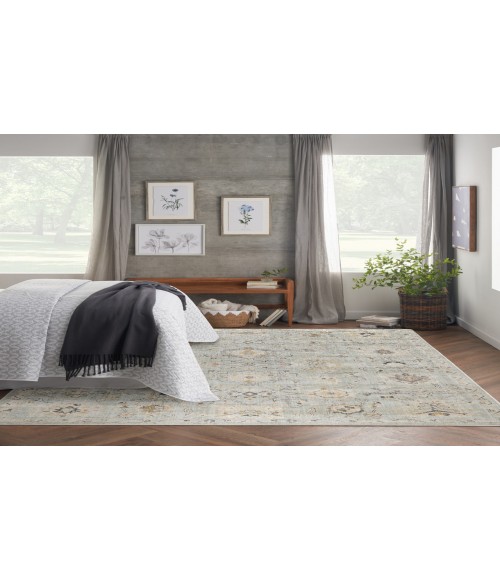 Nourison Oushak Home Mint OUS01 8 ft. X 9 ft. 10 in. Rectangle Rug