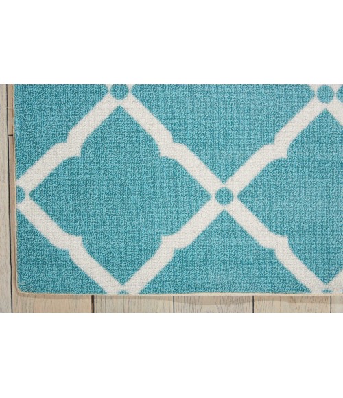 Nourison Home & Garden Area Rug RS091-Aqua