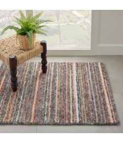 Nourison Plateau - Pae01 Grey Flame Area Rug 2 ft. X 3 ft. Rectangle