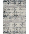 Nourison Twilight Area Rug TWI10 Ivory/Navy 5'6" x 8'