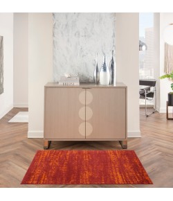 Nourison Essentials - Nre03 Red Area Rug 2 ft. X 4 ft. Rectangle