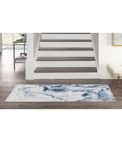 Nourison Home Daydream Ivory Blue DDR01 2 ft. 8 in. X 4 ft. Rectangle Rug