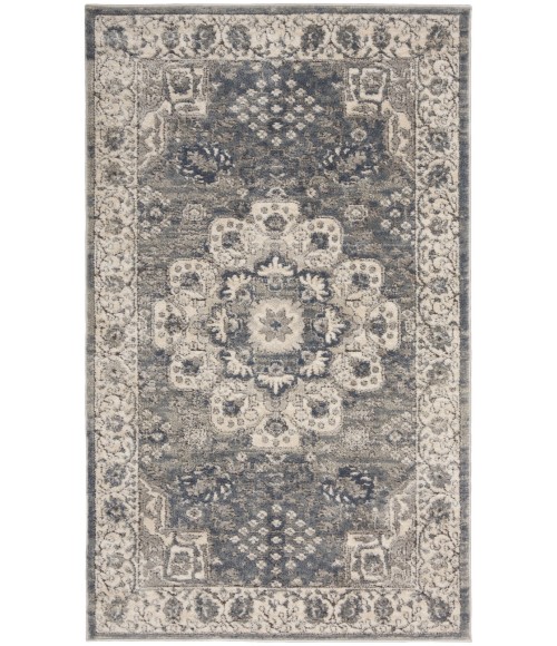 Nourison Quarry Grey Ivory QUA07 3 ft. X 5 ft. Rect. Rug