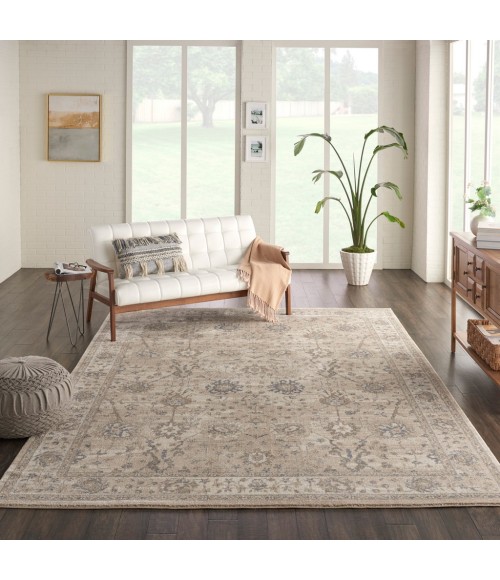 Nourison MOROCCAN CELEBRATION Area Rug kathy ireland Home Moroccan Celebration Area Rug KI384-Ivory/Sand