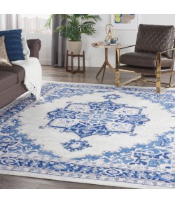 Nourison Whimsicle - Whs03 Ivory Blue Area Rug 8 ft. X 10 ft. Rectangle