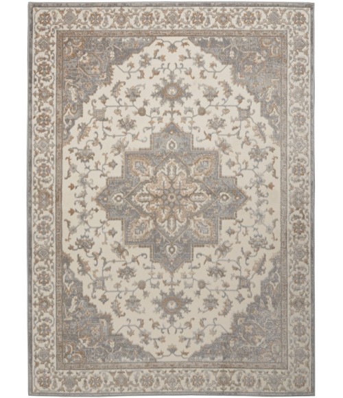 Nourison GRAND VILLA Area Rug Kathy Ireland Grand Villa Area Rug KI80-Lt Grey