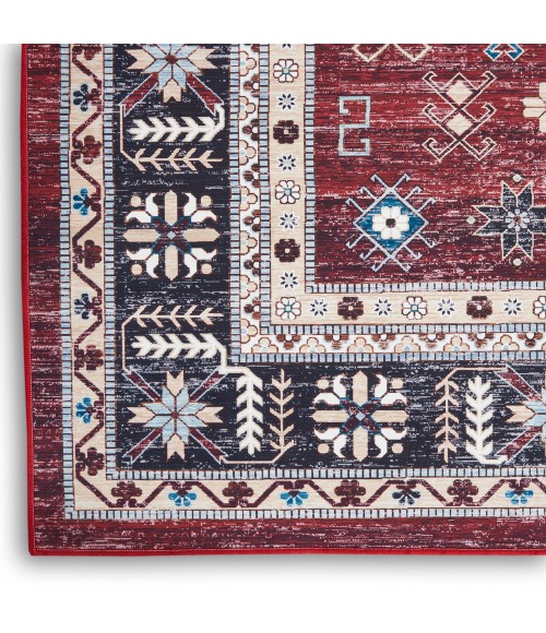 Nourison Fulton Area Rug Nourison Fulton Area Rug FUL03 Red