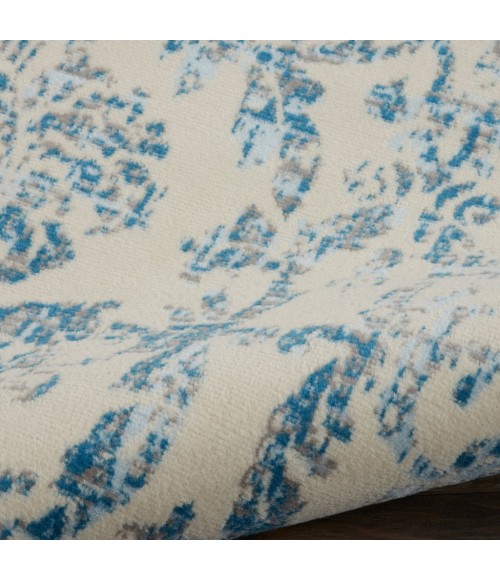 Nourison Jubilant Area Rug JUB09-Ivory/Blue