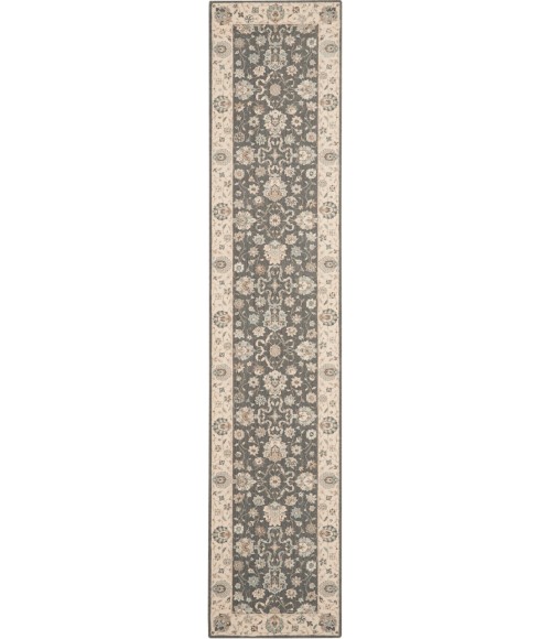 Nourison Living Treasures Runner Area Rug LI16-Grey/Ivory