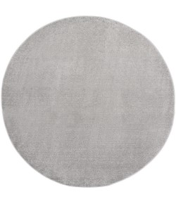 Nourison Essentials - Nre01 Silver Grey Area Rug 10 ft. X Round