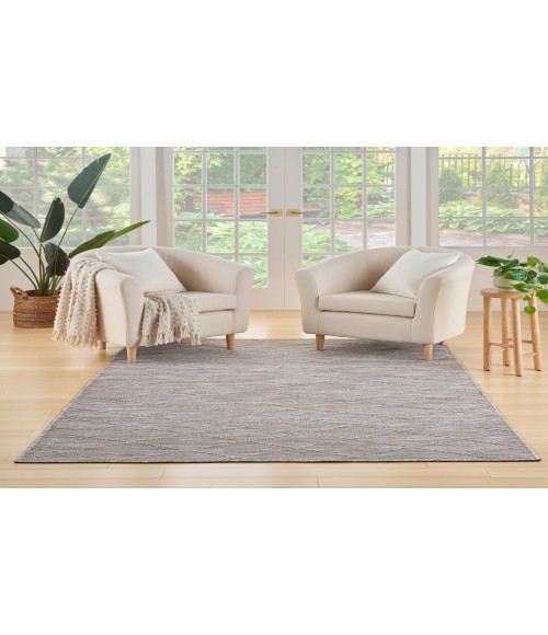 Nourison Practical Solutions Grey Mocha PSL01 7 ft. X 10 ft. Rectangle Rug