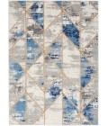 Nourison Elation Area Rug ETN12 Grey/Multi 5'3" x 7'3"