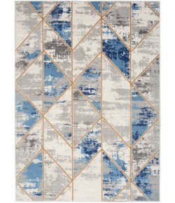 Nourison Elation - Etn12 Grey Multicolor Area Rug 5 ft. 3 in. X 7 ft. 3 in. Rectangle