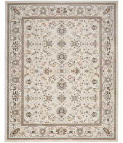 Nourison Serenity Home Ivory Mocha SRH02 10 ft. X 14 ft. Rect. Rug