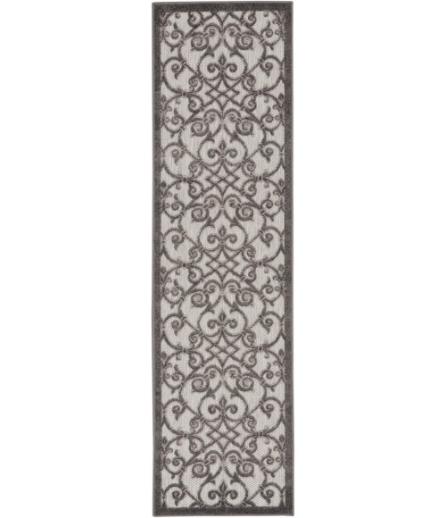 Nourison Aloha Runner Area Rug ALH21-Grey/Charcoal