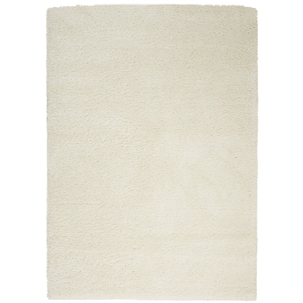 Nourison Malibu Shag Msg01 Ivory Area Rug 5.3X7.3 - Rugs Town