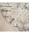 Nourison Quarry Ivory Blue Grey QUA01 8 ft. X Round Rug