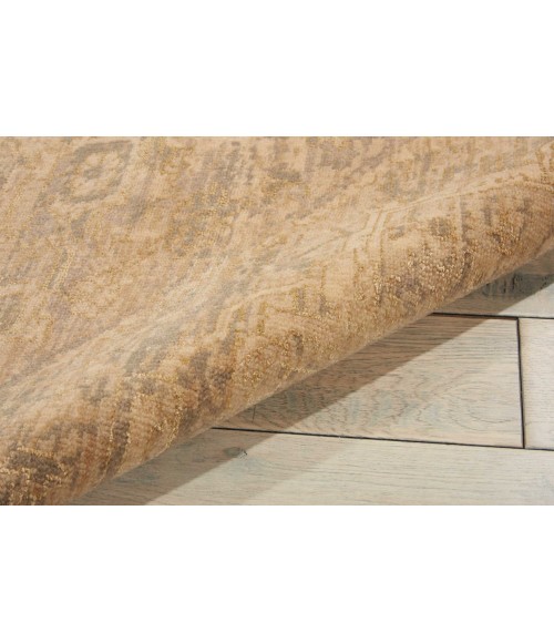 Nourison Silk Elements Area Rug SKE14-Sand