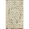 Nourison Astra Machine Washable Ivory Green ASW12 4 ft. X 6 ft. Rectangle Rug