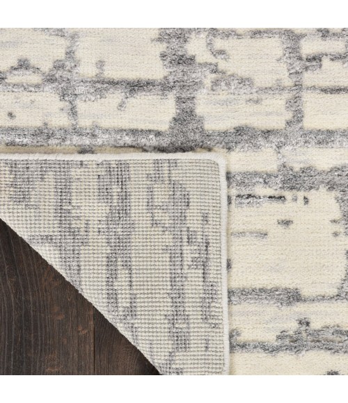 Nourison Luna Ivory Grey LUN02 8 ft. X 10 ft. Rect. Rug