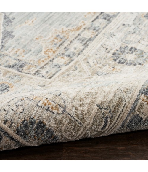 Nourison Lynx Light Blue LNX07 10 ft. Rect. Rug