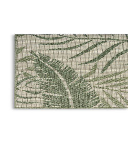 Nourison Garden Oasis Ivory Green GOA02 9 ft. X 12 ft. Rectangle Rug