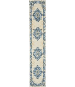 Nourison Grafix - Grf14 White Area Rug 2 ft. 3 X 10 ft. Rectangle