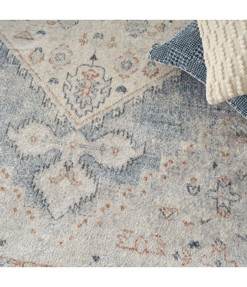 Nourison Astra Machine Washable Area Rug ASW11 Light Blue