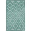 Nourison Versatile Aqua/Teal NRV01 2 ft. X 4 ft. Rectangle Rug