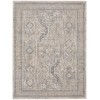 Nourison Lynx Ivory/Grey/Blue LNX01 8 ft. X 10 ft. Rect. Rug