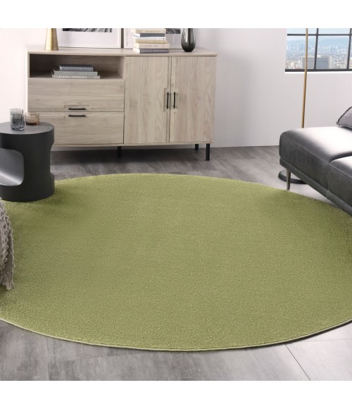 Nourison Essentials Green Area Rug NRE01-Green