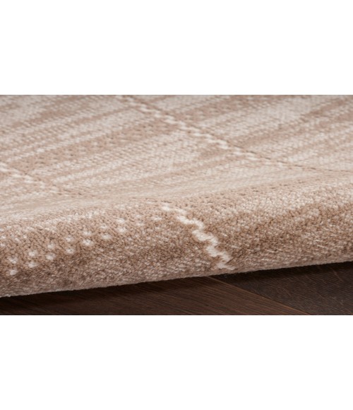 Nourison Serenity Home Mocha Ivory SRH05 2 ft. 2 in. X 7 ft. 6 in. Rectangle Rug