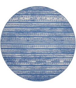 Nourison Whimsicle - Whs16 Light Blue Ivory Area Rug 8 ft. X Round