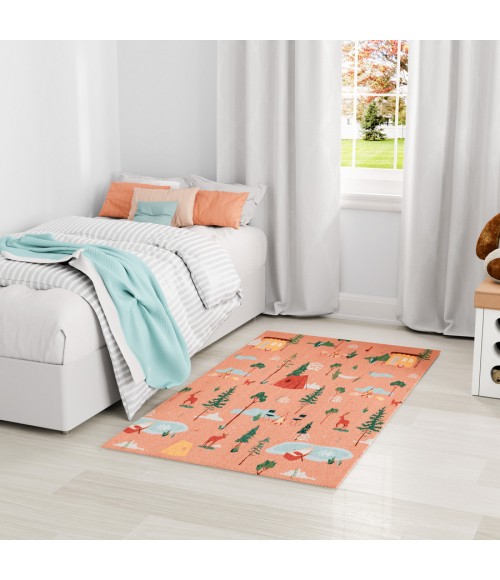 Nourison Home Imagination Multicolor Rug IMA21 6 ft. 6 in. X 9 ft. 2 in. Rectangle - Rugs Town Nourison Home Imagination Multicolor IMA21 6 ft. 6 in. X 9 ft. 2 in. Rectangle Rug