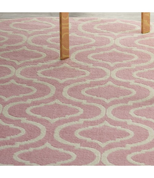 Nourison Jubilant Round Area Rug JUB19-Pink