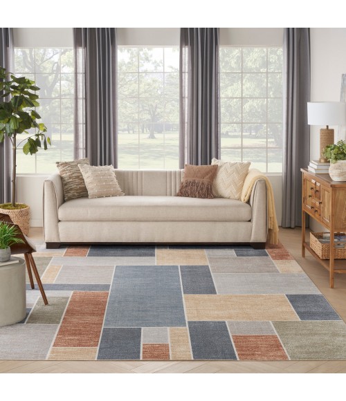 Nourison Astra Machine Washable Area Rug ASW09 Multicolor