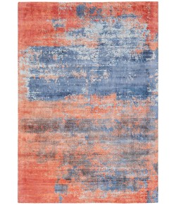kathy ireland Home Ki37 Safari Dreams - Ki374 Blue Brick Area Rug 8 ft. X 11 Rectangle