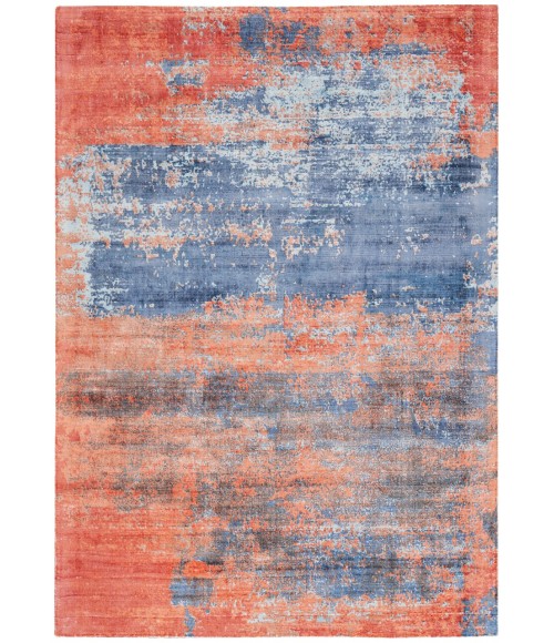Nourison SAFARI DREAMS Area Rug kathy ireland Home Safari Dreams Area Rug KI374-Blue/Brick