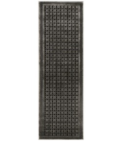 Nourison Home Nordic Black Taupe NRC03 2 ft. X 6 ft. Rectangle Rug