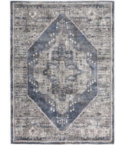 Nourison Ki100 American Manor - Amr02 Blue Area Rug 5 ft. 3 in. X 7 ft. 3 in. Rectangle