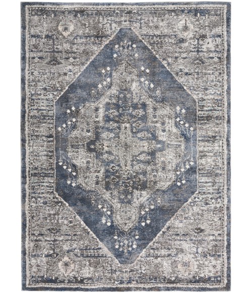 Kathy Ireland American Manor Area Rug AMR02 Blue 5'3" x 7'3"