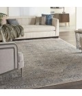 kathy ireland Home Malta Area Rug MAI01-Ivory/Blue