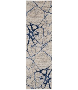 Calvin Klein Ck001 Riverflow - Rfv05 Ivory Blue Area Rug 2 ft. 3 in. X 7 ft. 3 in. Runner