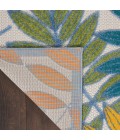 Aloha Area Rug Nourison Aloha Area Rug ALH18 Ivory/Multi 2'3" x 10'