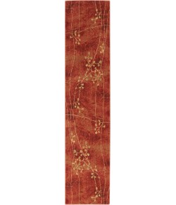 Nourison Somerset - St74 Flame Area Rug 2 ft. 3 X 10 ft. Rectangle