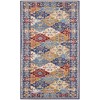 Nourison Grafix Multicolor GRF31 2 ft. X 6 ft. Rectangle Rug