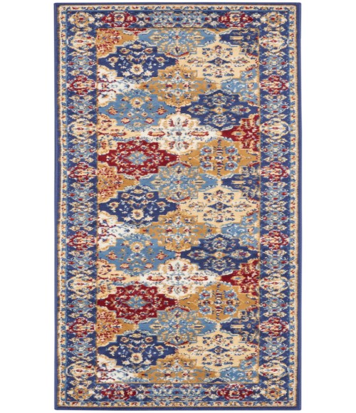 Nourison Grafix Multicolor GRF31 2 ft. X 6 ft. Rectangle Rug